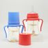 [I-BYEOL Friends] 200ml PESU Nipple straw cup Red Orange _ Weighted Straw, FDA approved, BPA Free, Baby, Toddler_ Made in KOREA